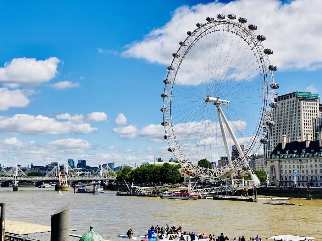 The London Eye ferris wheel