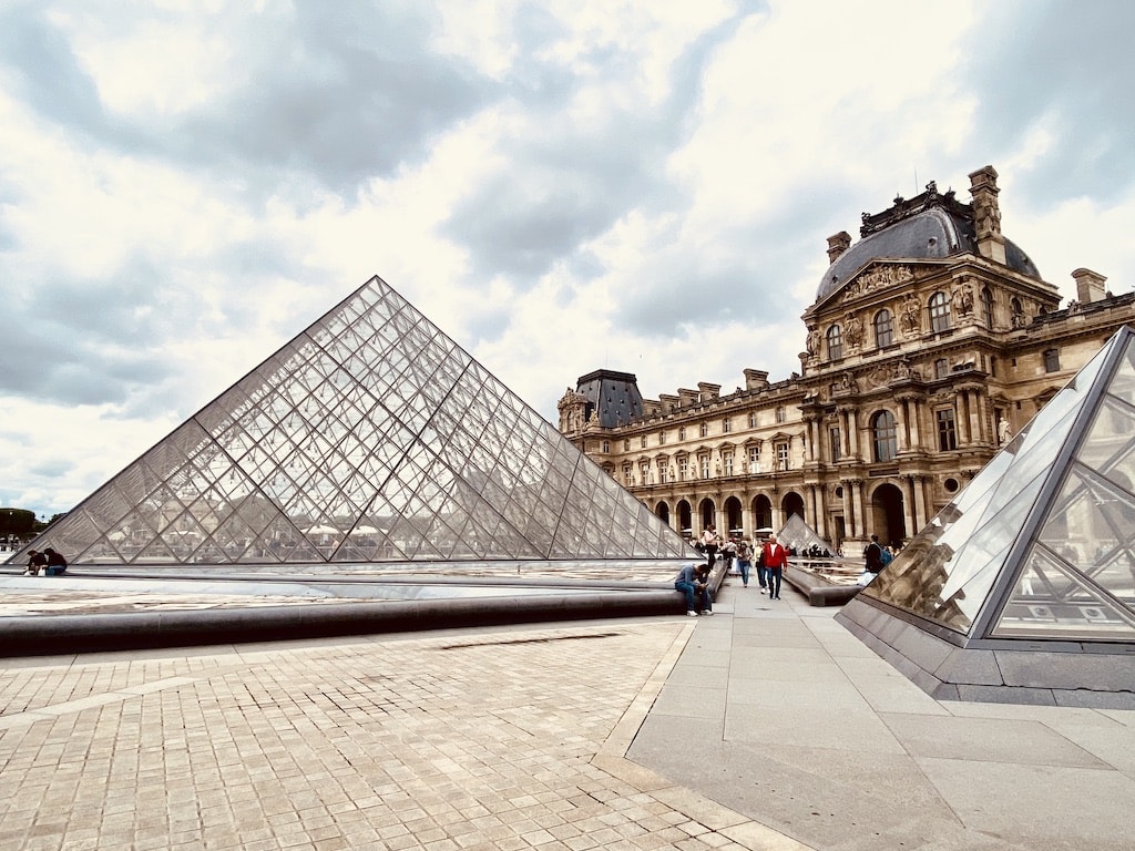 The Louvre museum in Paris, France