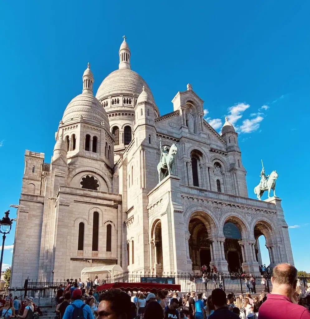 Sacre Coeur Basilica in Montmartre; Paris, France