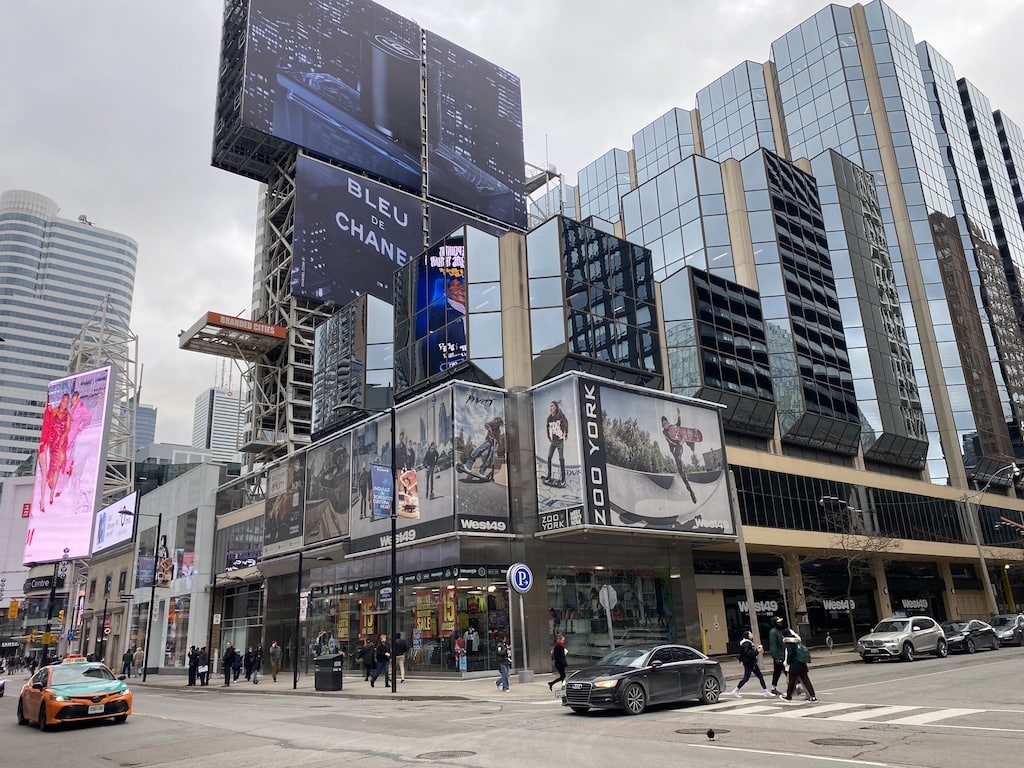 Dundas Square in Toronto Canada