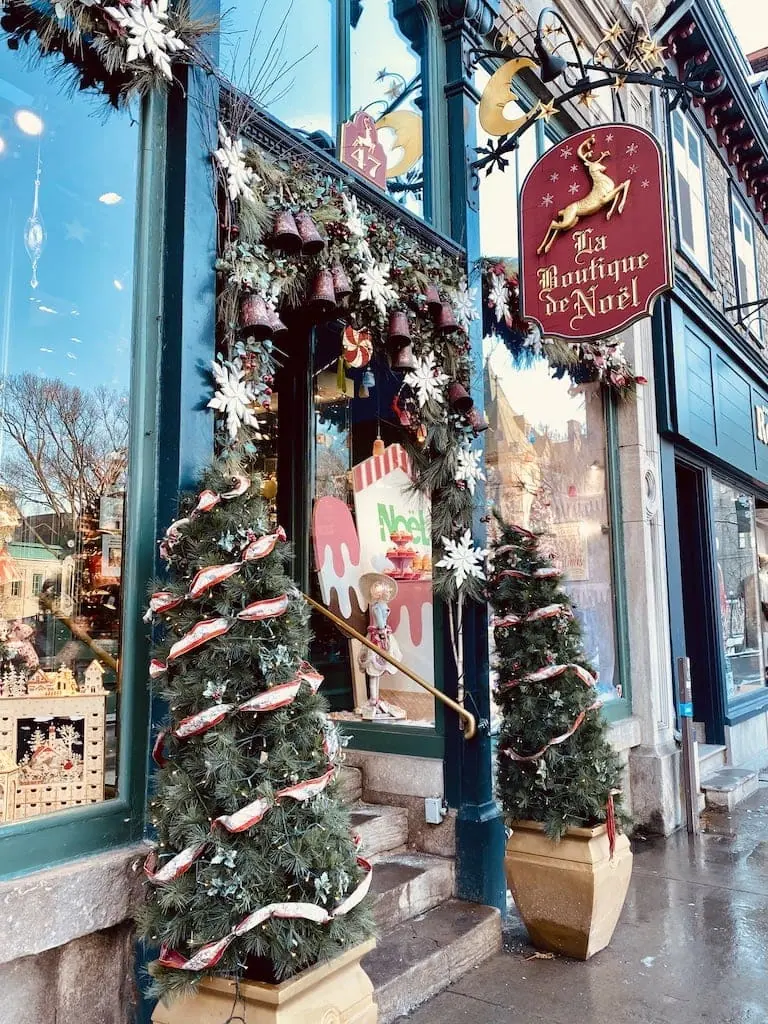 La Boutique de Noel in Quebec City, Canada 