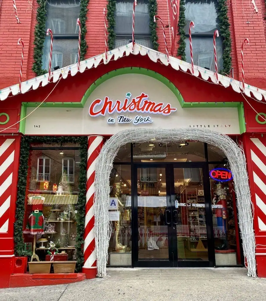 Christmas in New York - Little Italy, New York City