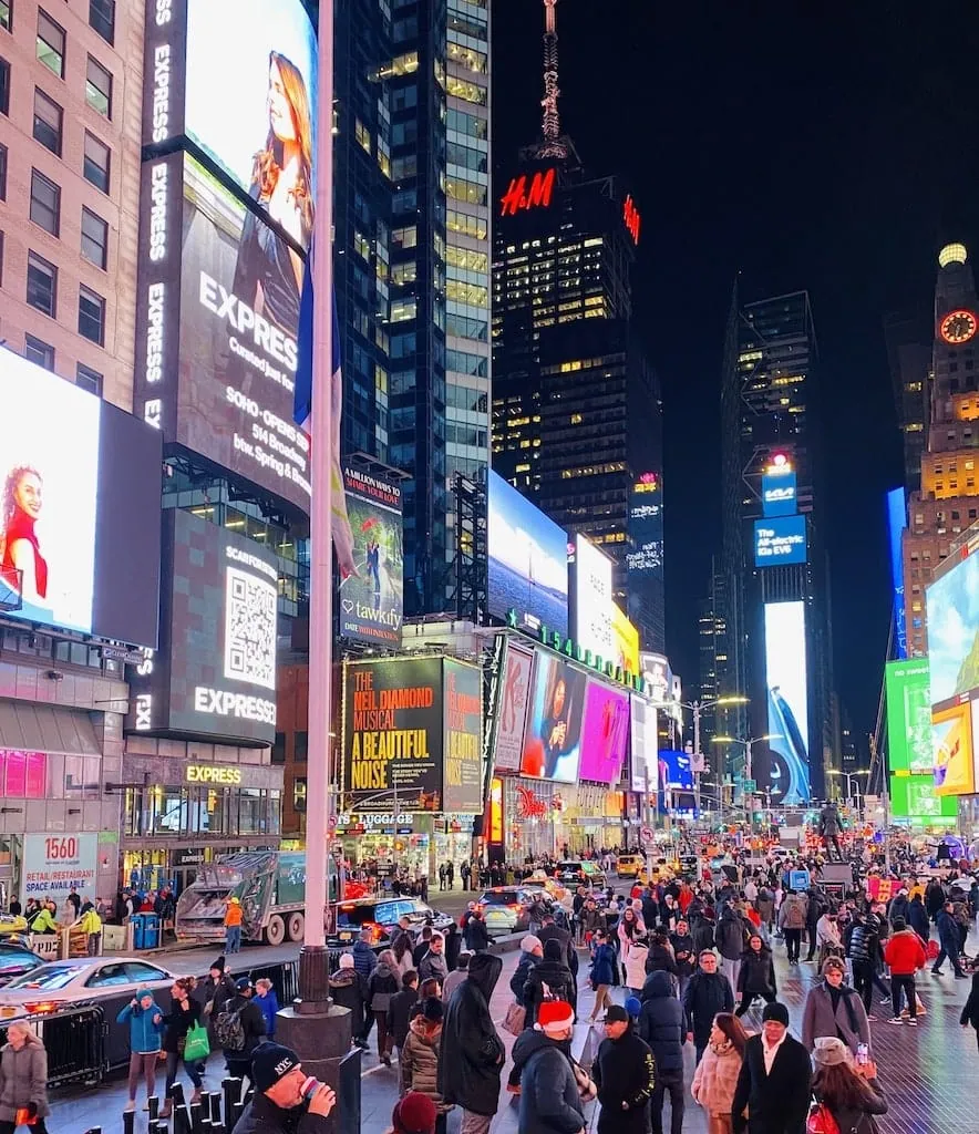 Times Square in New York City
