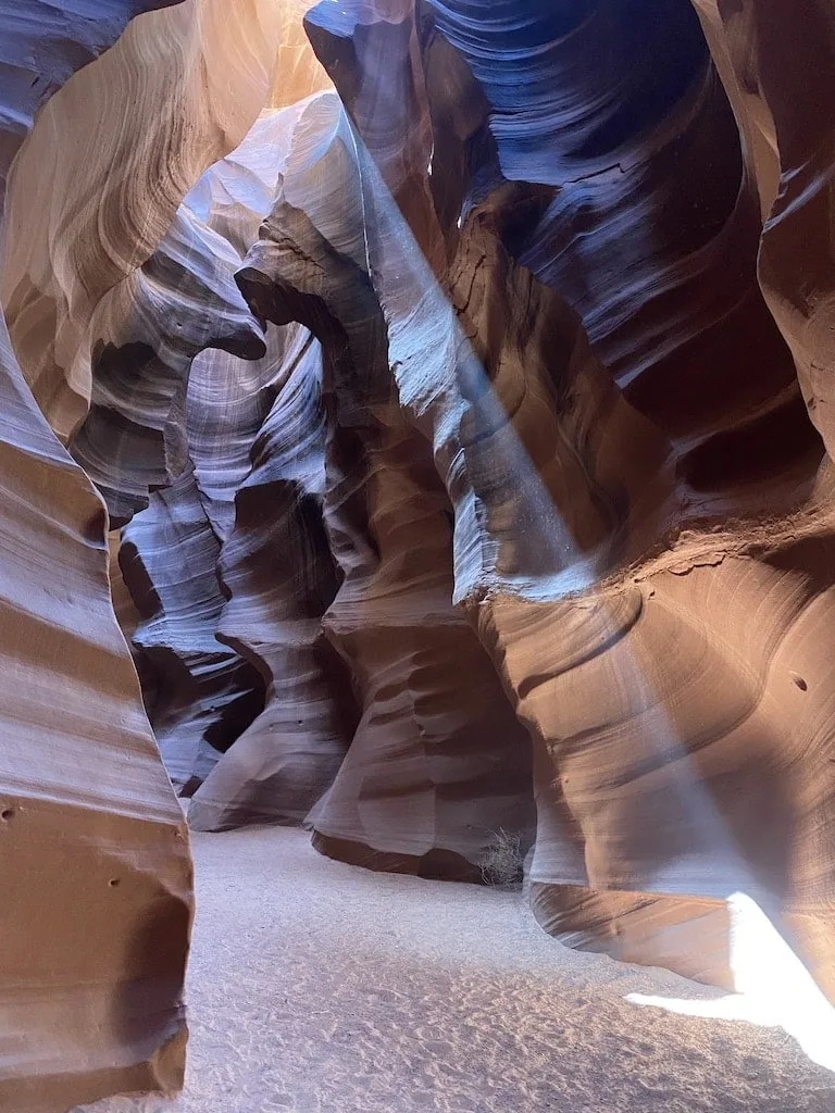 Upper Antelope Canyon in Page, AZ
