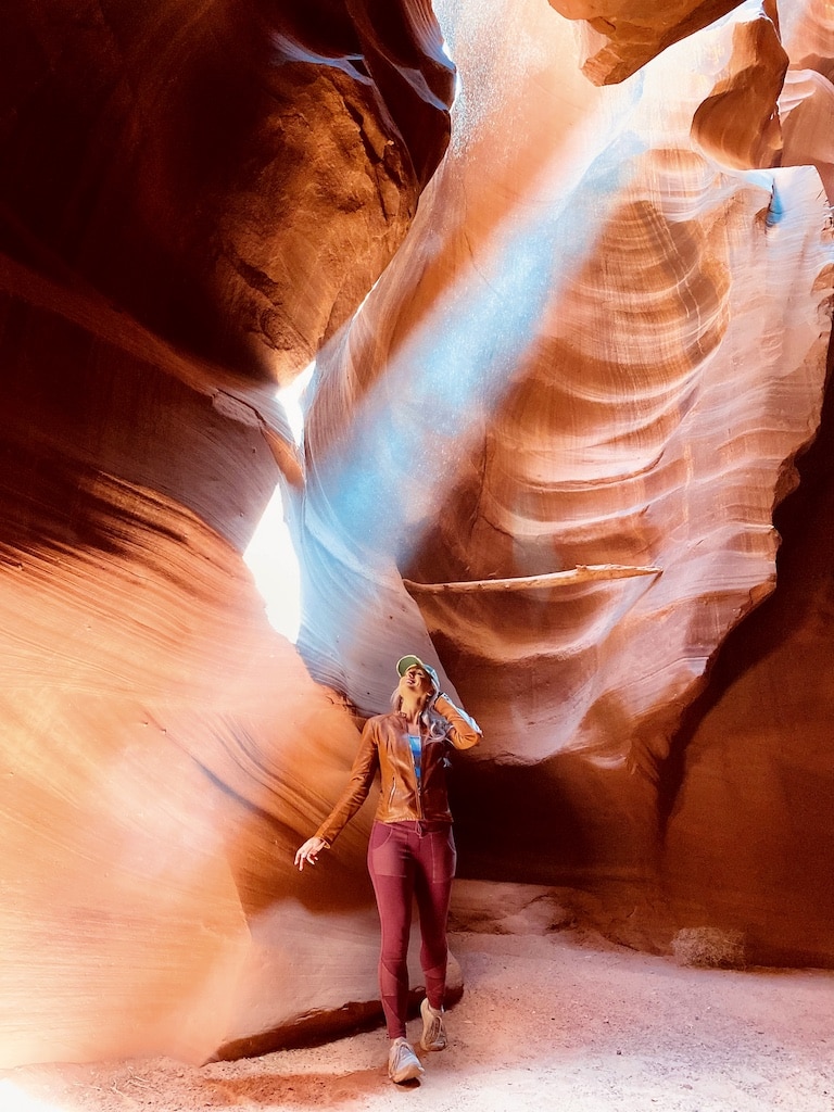 The light beams in Upper Antelope Canyon, Page, AZ
