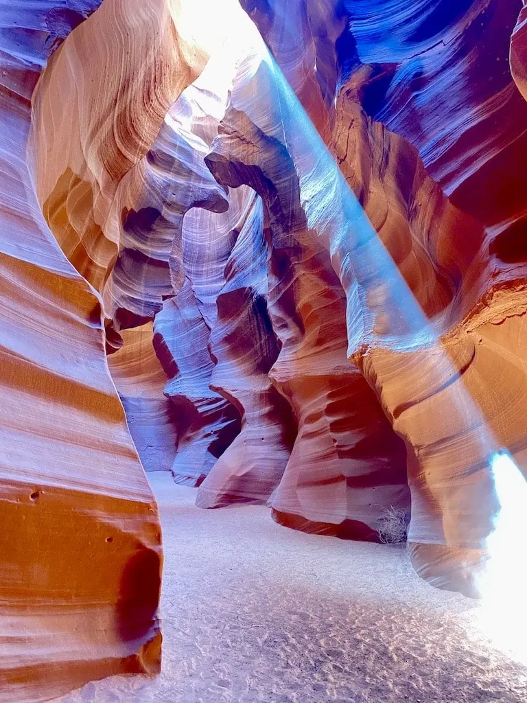Upper Antelope Canyon in Page, AZ