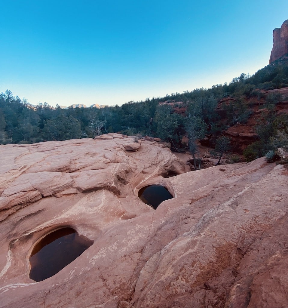Seven Sacred Pools on Soldier's Pass Trail in Sedona, AZ