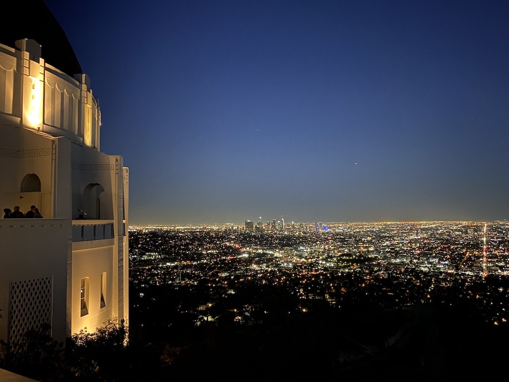 The Griffith Observatory in Los Angeles, CA