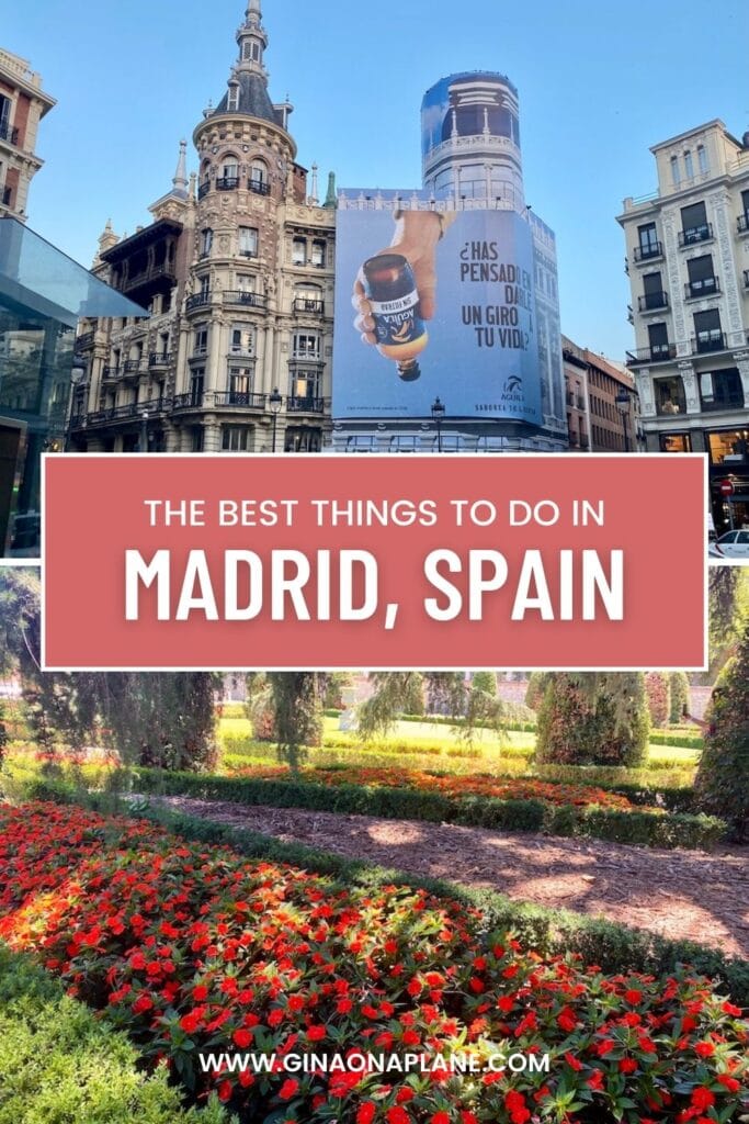 Pinterest Pin for Madrid, Spain