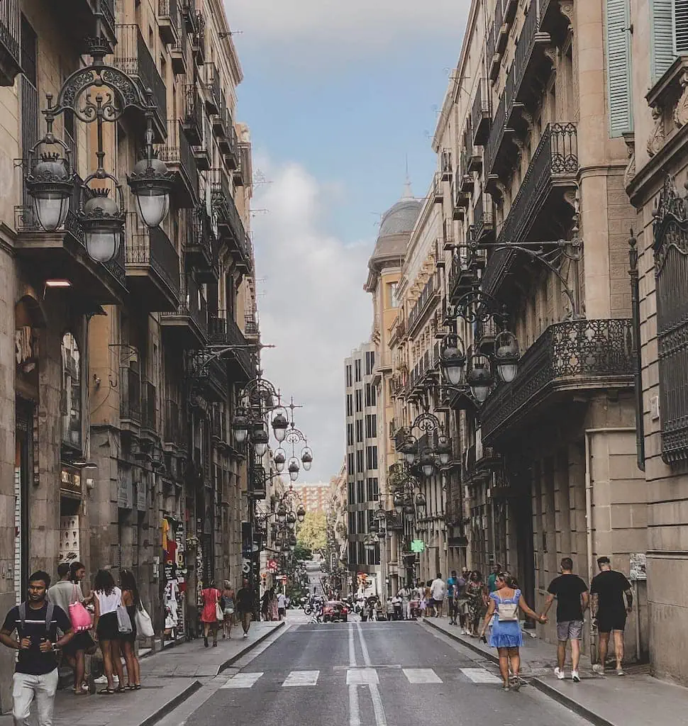 El Born in Barcelona, Spain