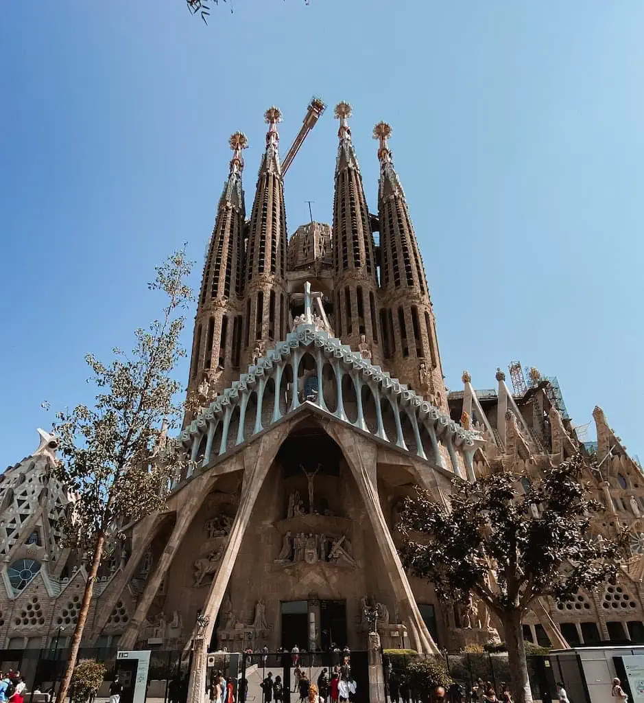 La Sagrada Familia in Barcelona, Spain