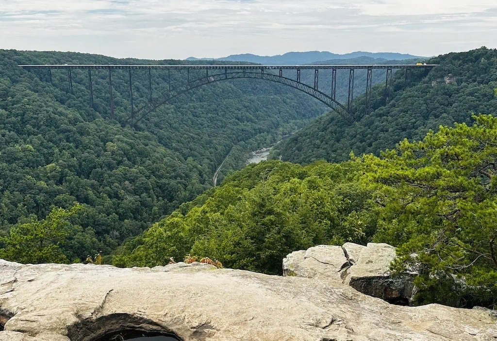 The New River Gorge Bridge in Fayetteville, WV