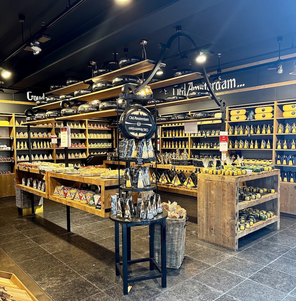 A cheese shop in Amsterdam, Netherlands