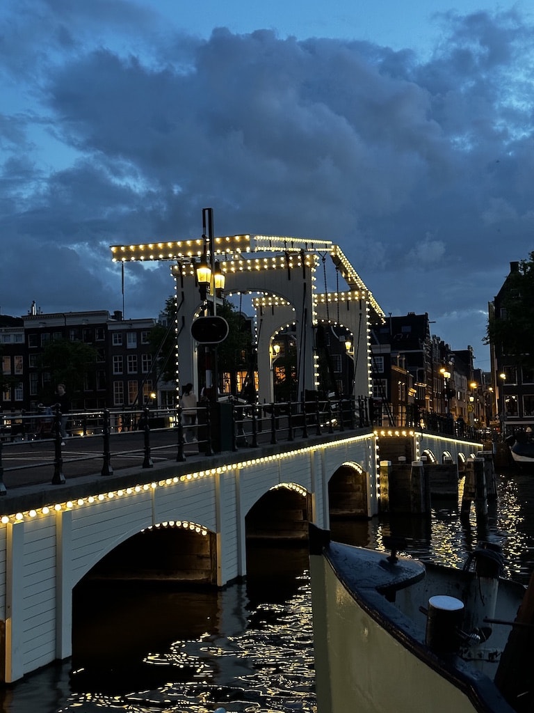 Magere Brug (Skinny Bridge) Amsterdam, Netherlands