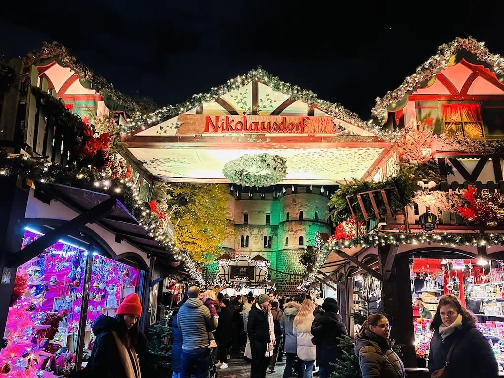Nikolausdorf Christmas Market; Cologne, Germany