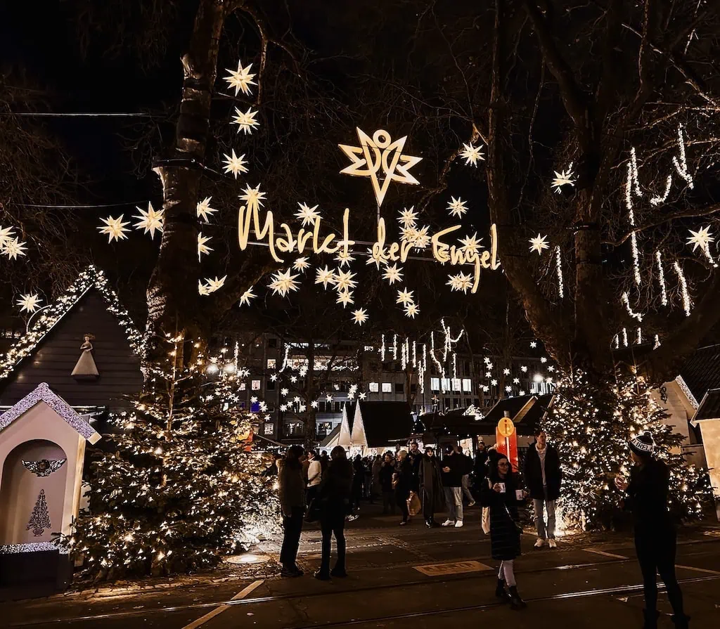 Markt der Engel (Angel's Christmas market) in Cologne, Germany