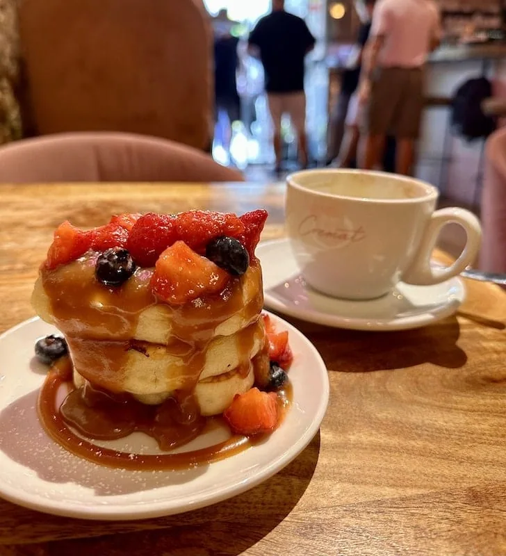 Short stack of pancakes from Cremat 11 - Barcelona, Spain