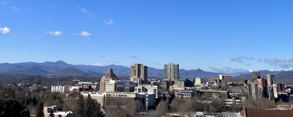 The city of Asheville, NC