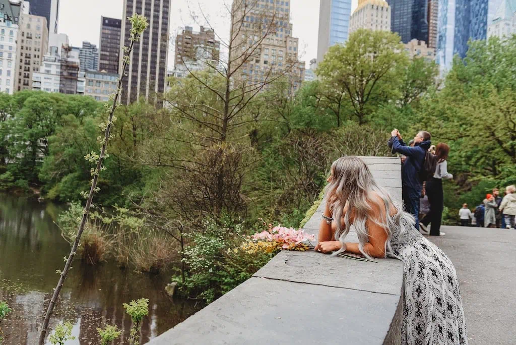 Gapstow Bridge in Central Park, New York City
