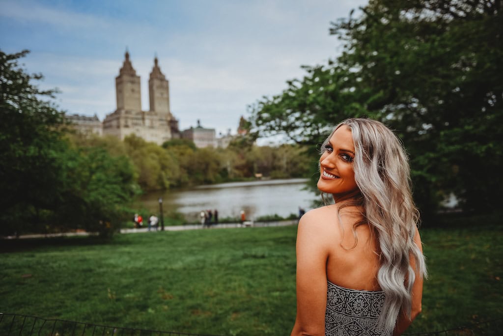 View of El Dorado in Central Park, NYC