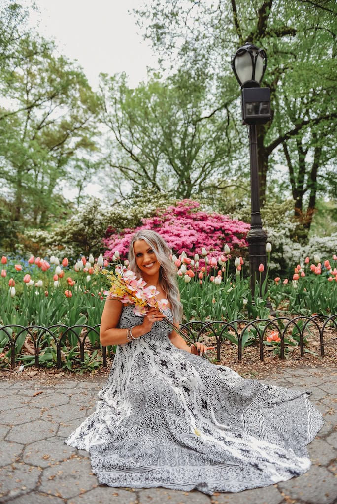 Flowers in Central Park, NYC