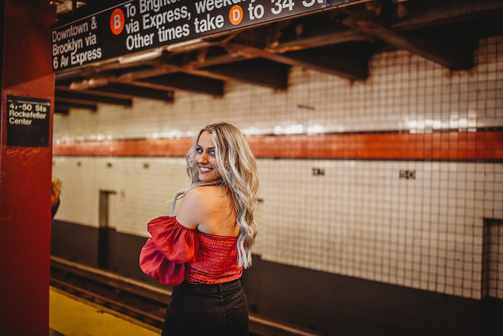 Inside one of the NYC subway stations