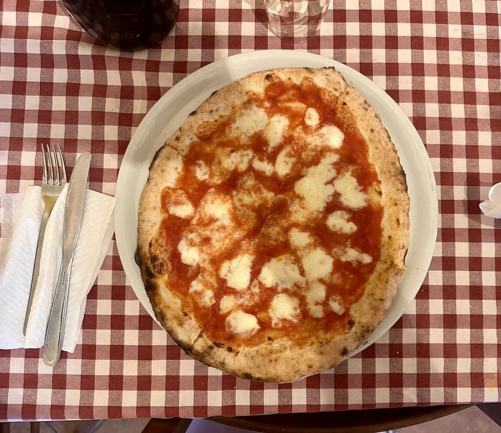 Pizza from Sorrento, Italy