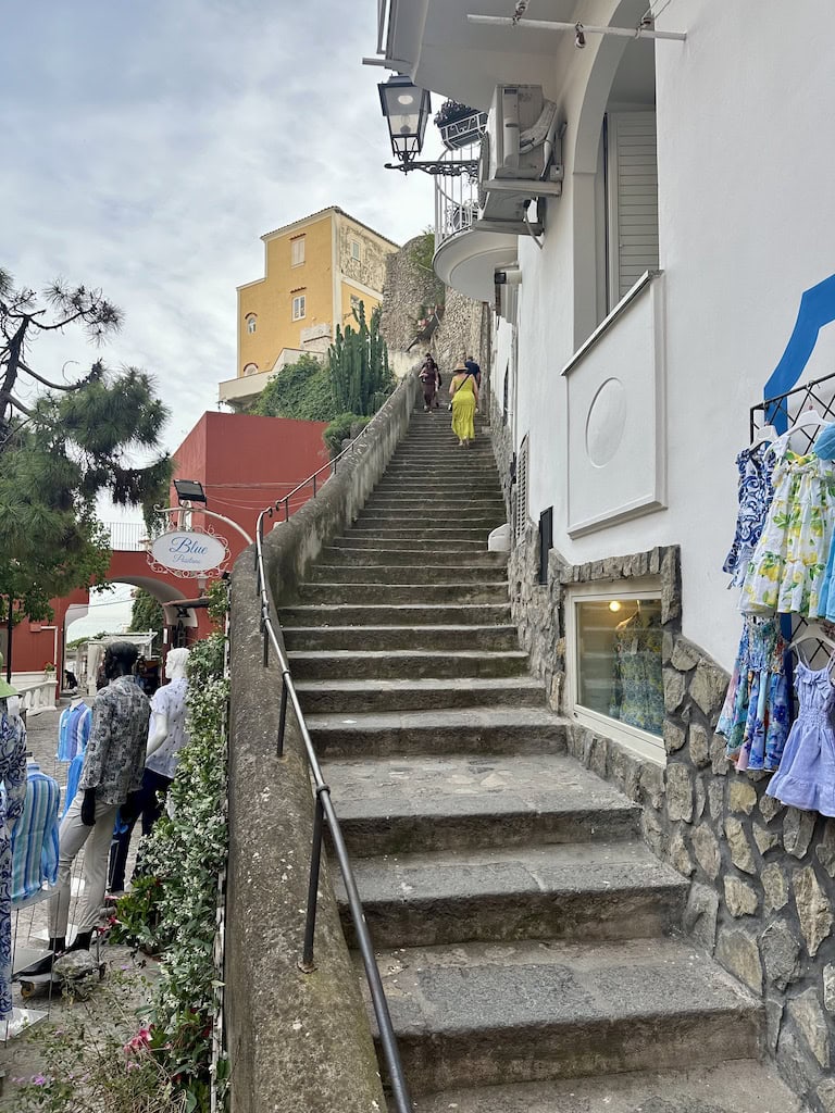 Steps in Positano, Italy