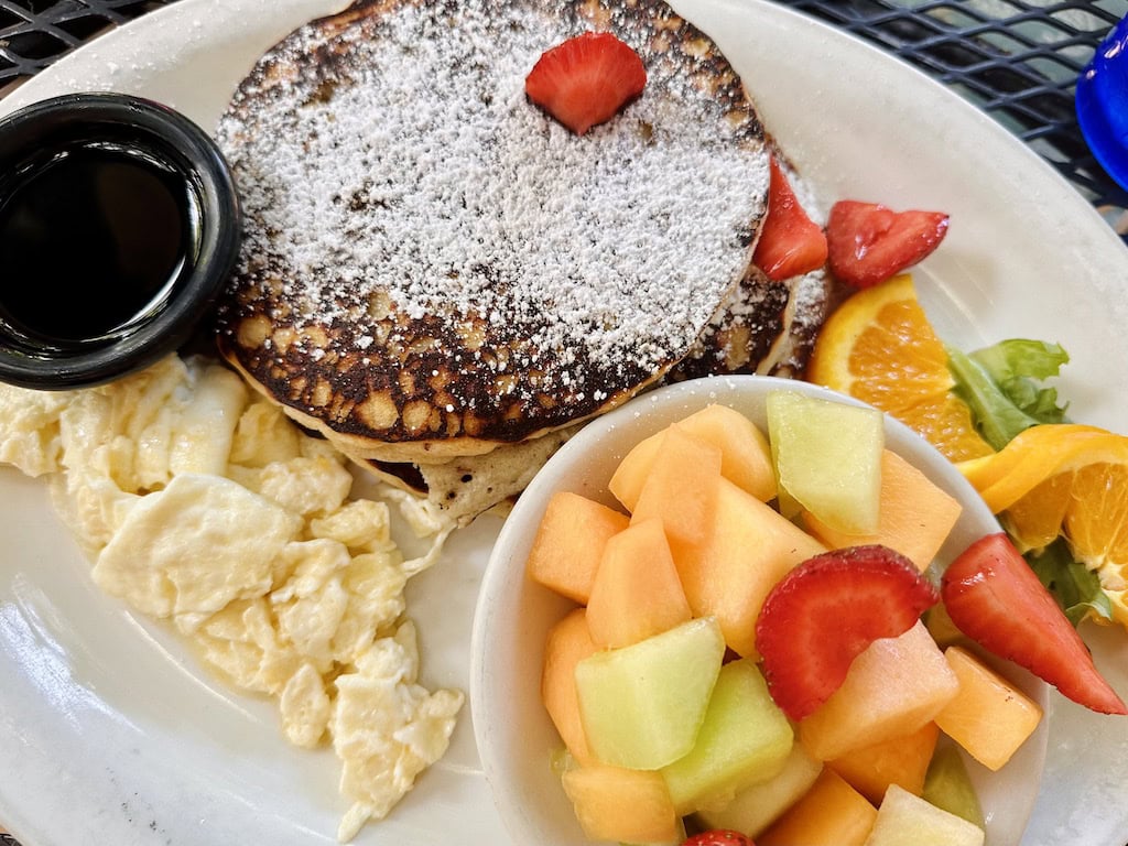 Pancakes at Secret Garden Cafe; Sedona, AZ