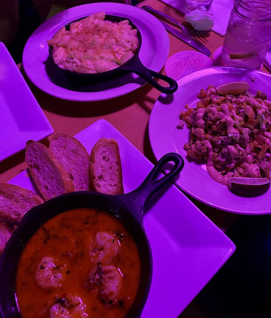 A plate of tapas at a New York City restaurant