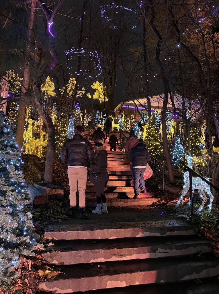 Holiday Lights tour outside Casa Loma; Toronto, Canada