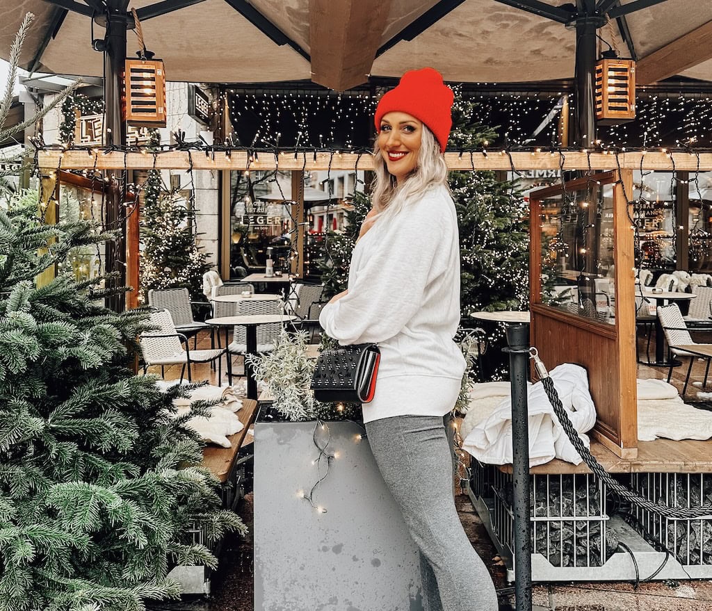 Girl at the German Christmas market in Munich.