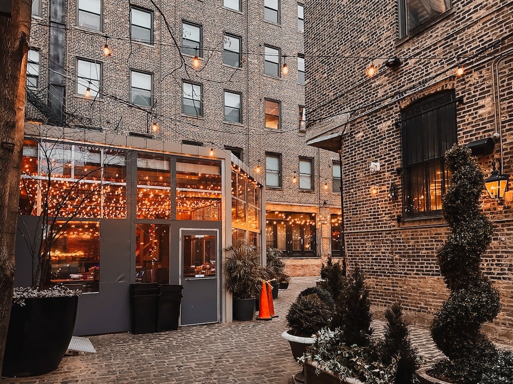 A restaurant in the West Loop; Chicago, IL