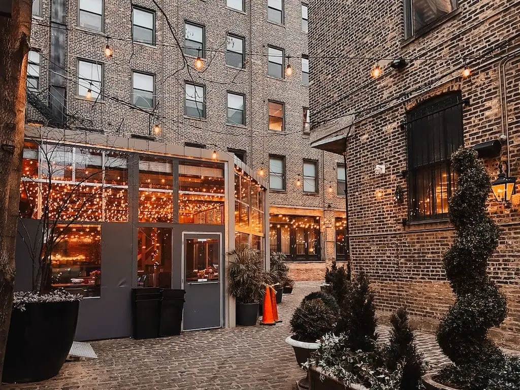 A restaurant in the West Loop; Chicago, IL