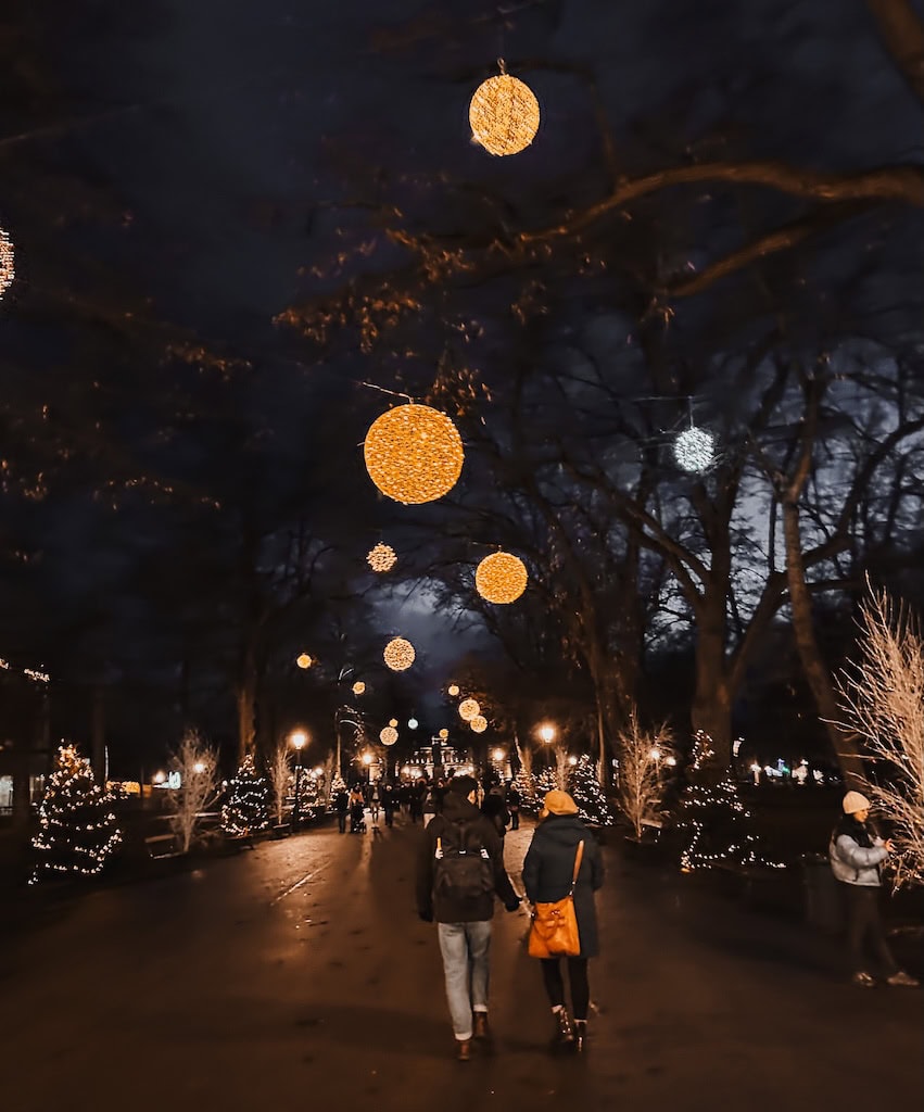 Christmas lights in Colmar, France