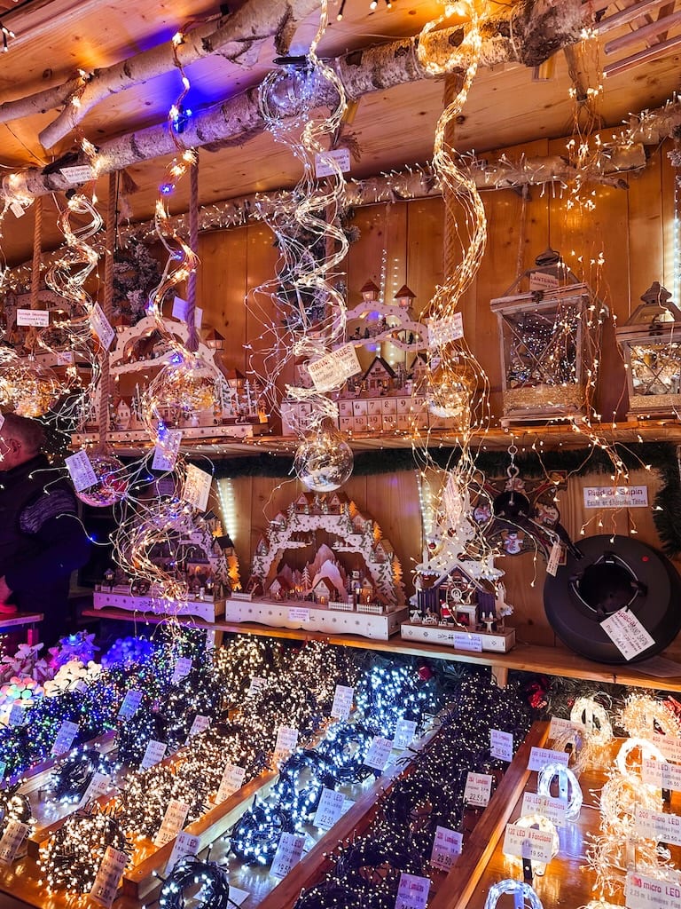 Christmas market gifts in Strasbourg, France