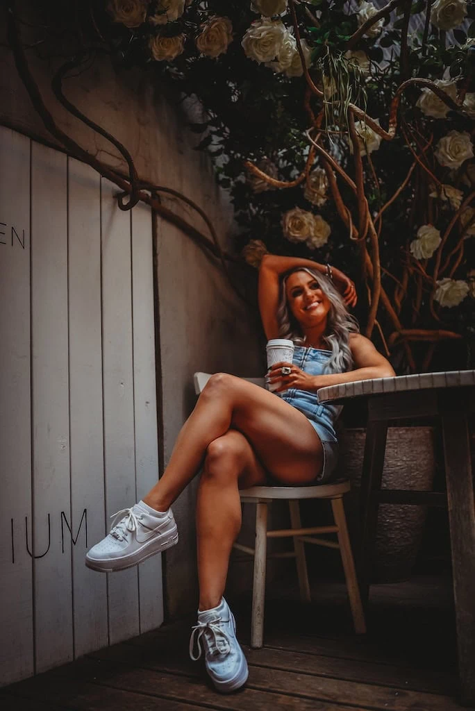 Inside the Secret Garden by Floratorium in Maman Coffee Shop, NYC