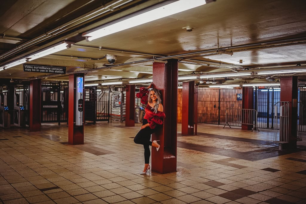 Inside one of the NYC subway stations