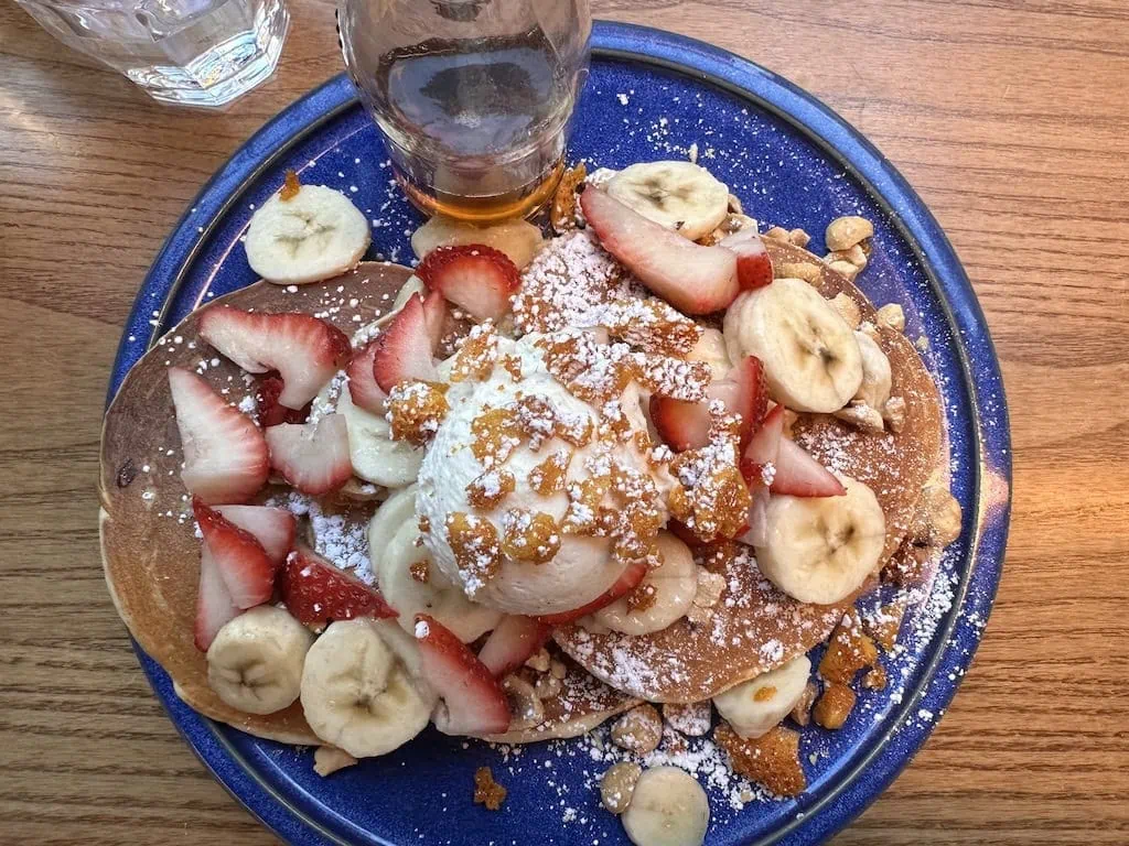 The pancakes at Little Collins NYC