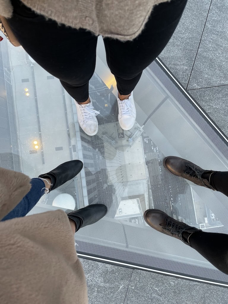 The glass floor of The Edge