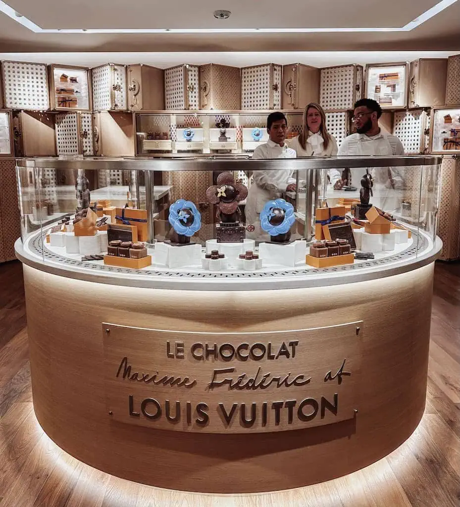 Le Chocolat Maxime Frédéric at Louis Vuitton Cafe in New York City
