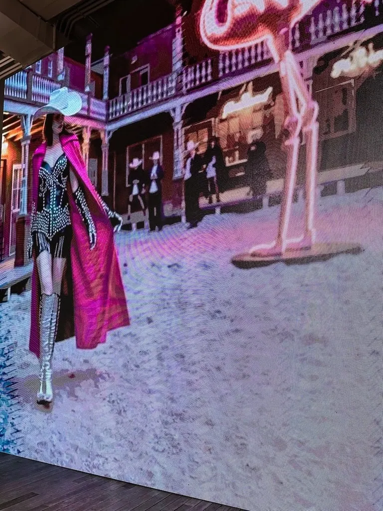 The screen at NYFW