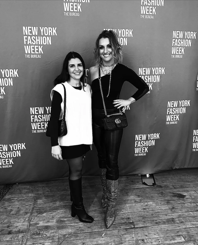 Two girls at New York Fashion Week - The Bureau