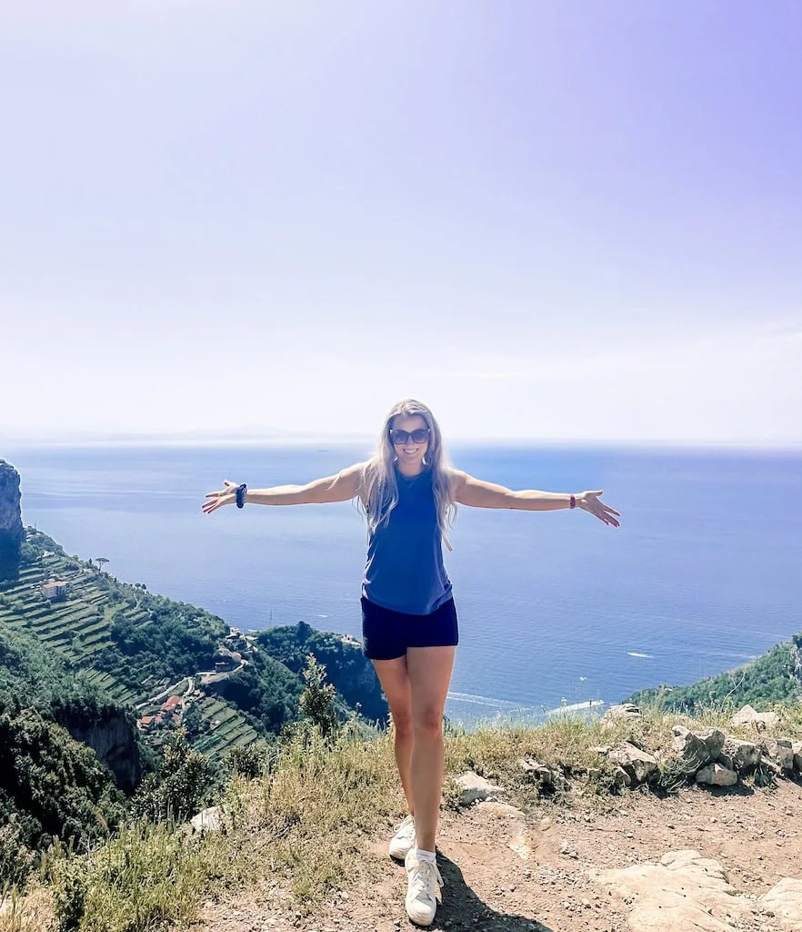 Girl hiking Path of the Gods
Amalfi Coast, Italy