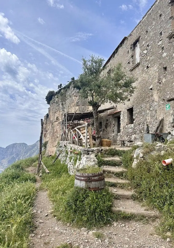 The shepherd's hut on the Path of the Gods trail; Amalfi Coast, Italy