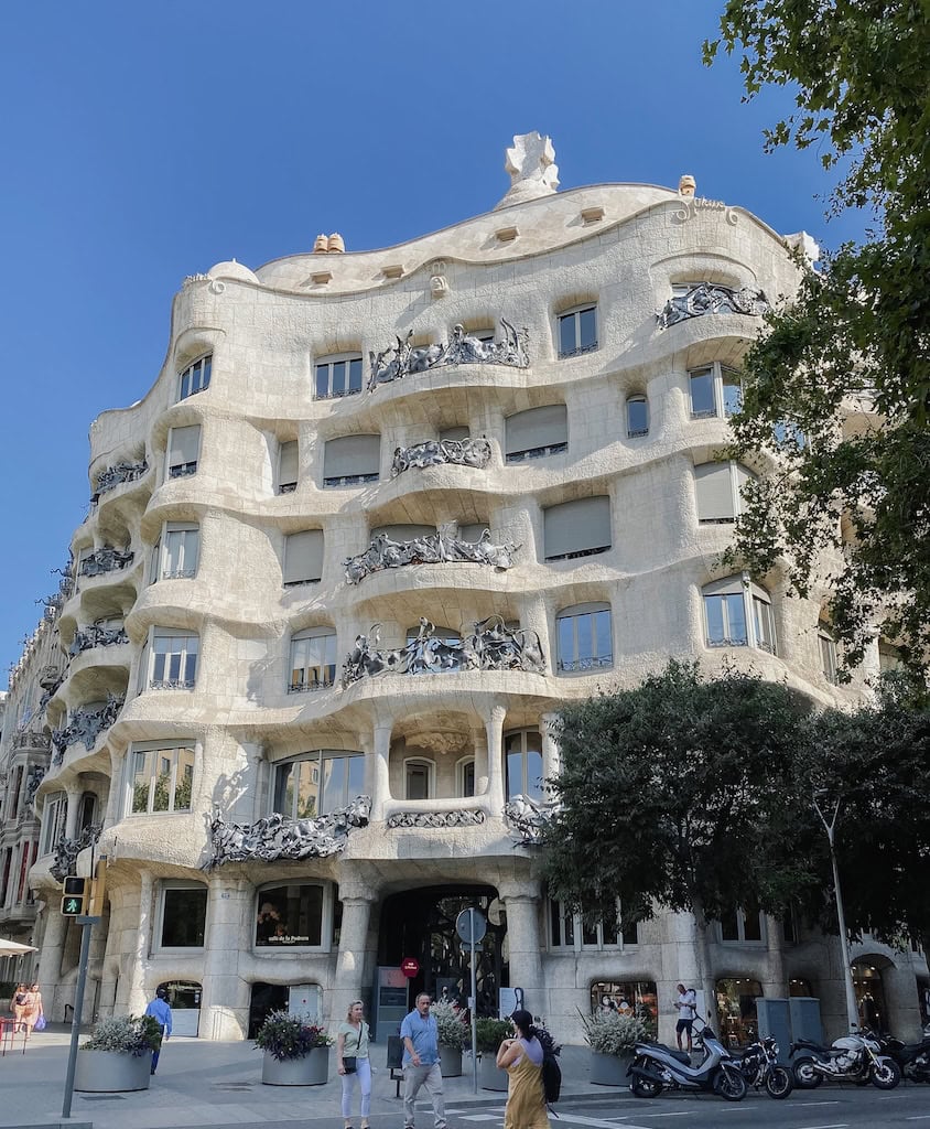 Casa Mila in Barcelona, Spain