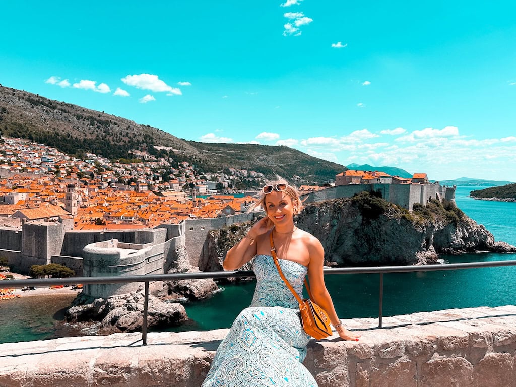 View of Dubrovnik from Fort Lovrijenac, Croatia