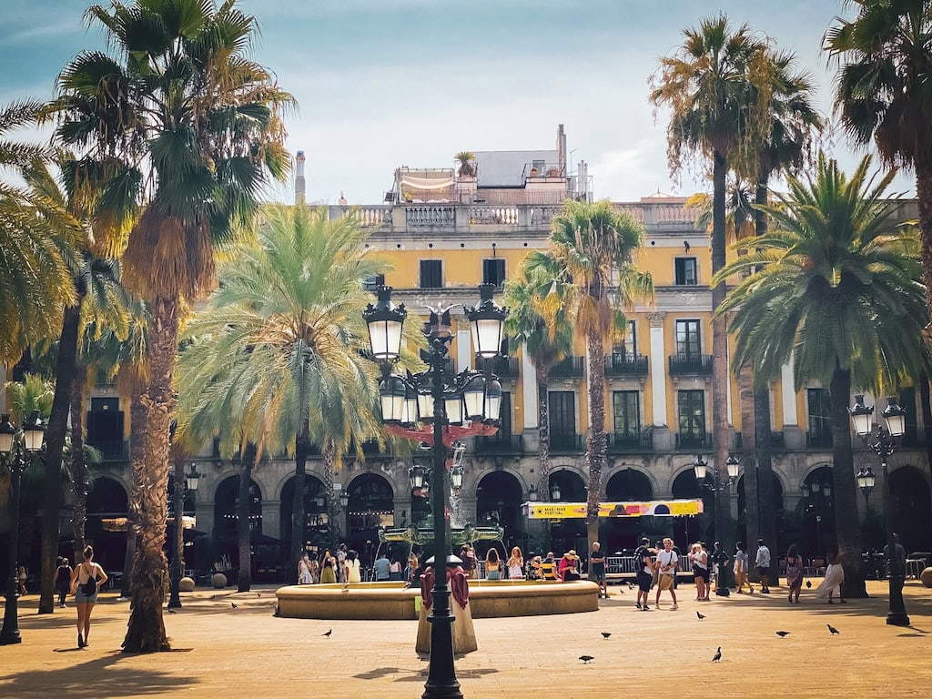 Plaça Reial Barcelona Spain