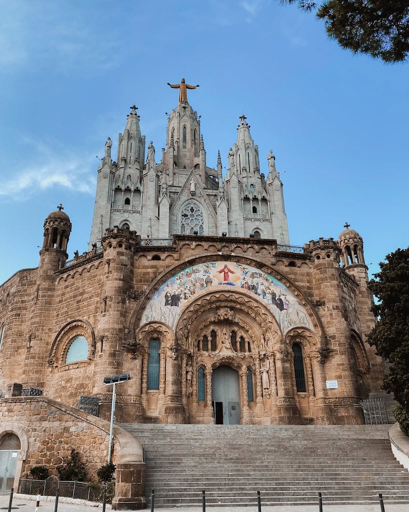 The Sagrat Cor, aka The Sacred Heart of Jesus church in Barcelona, Spain