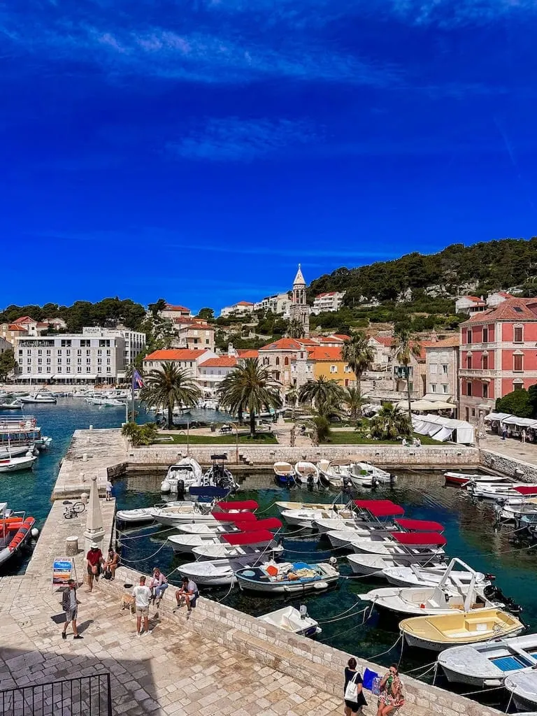 Port of Hvar Island, Croatia